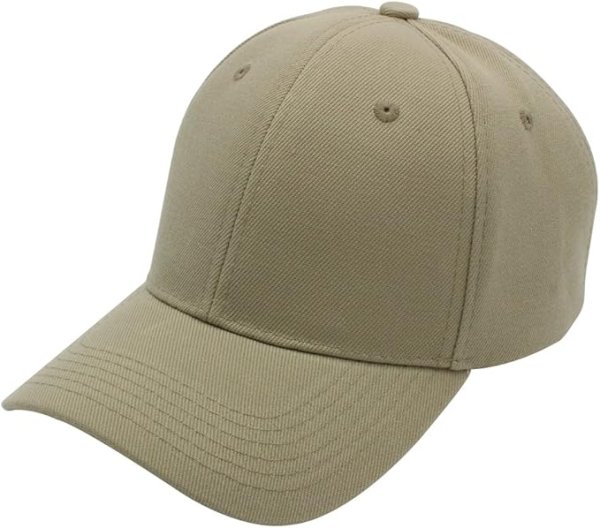 plain color baseball cap