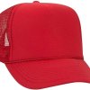 polyester mesh cap