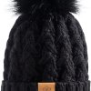 pom pom knit hats