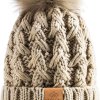 pom pom knit hats