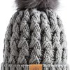 pom pom knit cap