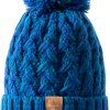 pom pom knit hats