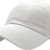 plain cotton ball cap